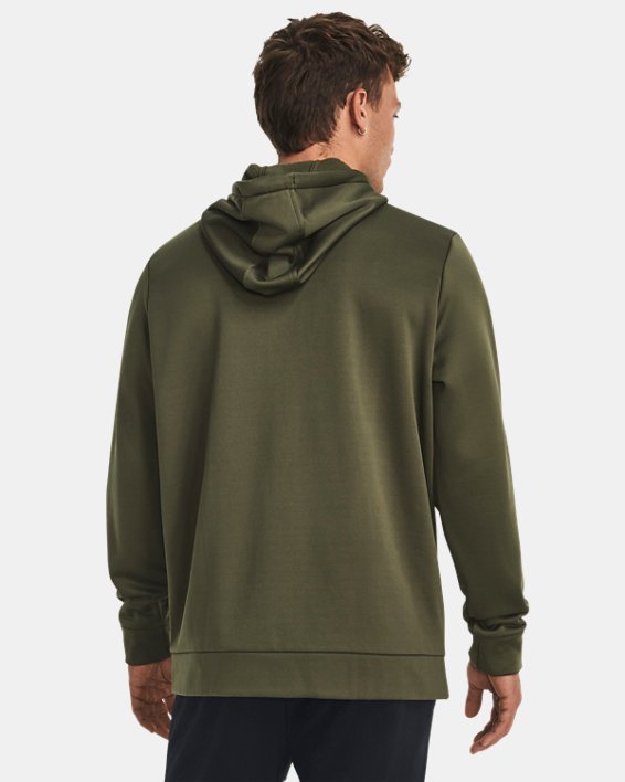 Men's Armour Fleece® Full-Zip Hoodie, Green, pdpMainDesktop image number 1
